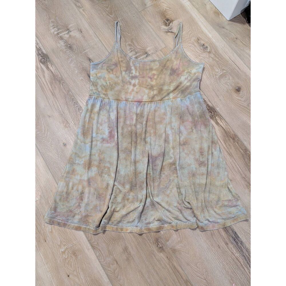 Forever 21 Custom OOAK Tie Dyed Burnout Tank Dress